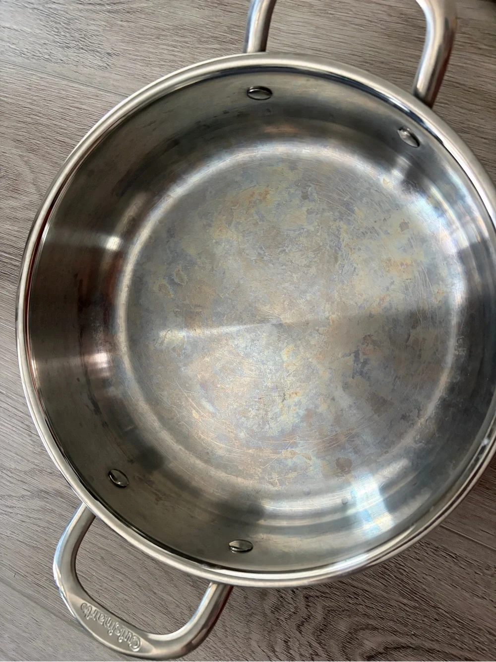 Cuisinart Stainless Steel Casserole with Glass Lid  3.5 quart